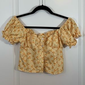 Yesstyle Ruffle Crop Top